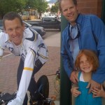 Lance spinning while Greg offers Sage advice on the Backbone stoop